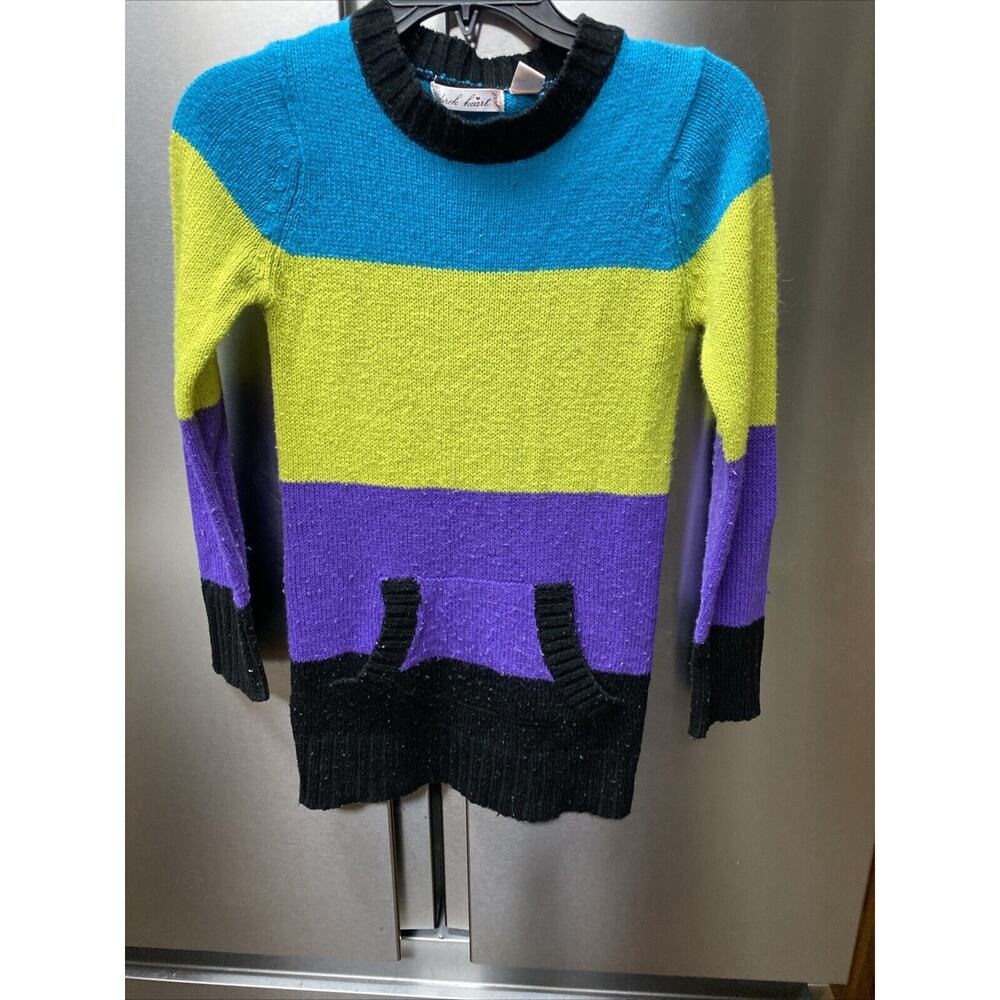 New Derek Heart Girl Soft Acrylic Knit Sweater Size L-14